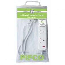 4 Way 1 Metre Extension Lead